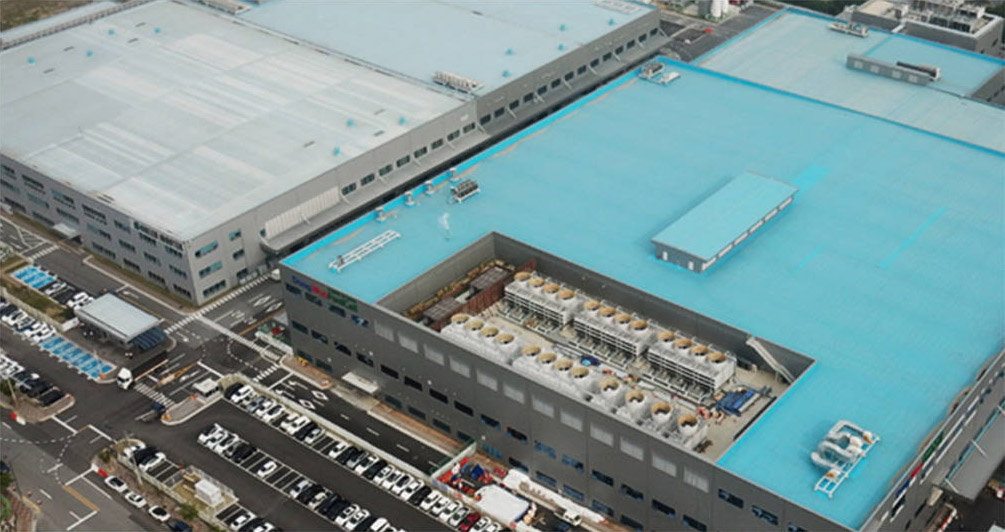 The first factory in the world to establish a mass-production line for hydrogen fuel cells for vehicles(Nexo, Xcient fuel cell, Elec City), Hyundai Mobis Chungju Plant2