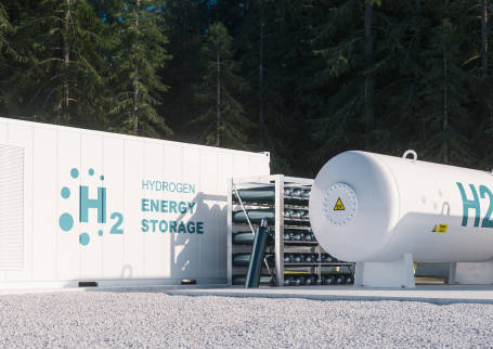 Hyundai Motor's hydrogen fuel cell system brand HTWO’s Hydrogen Energy Storage