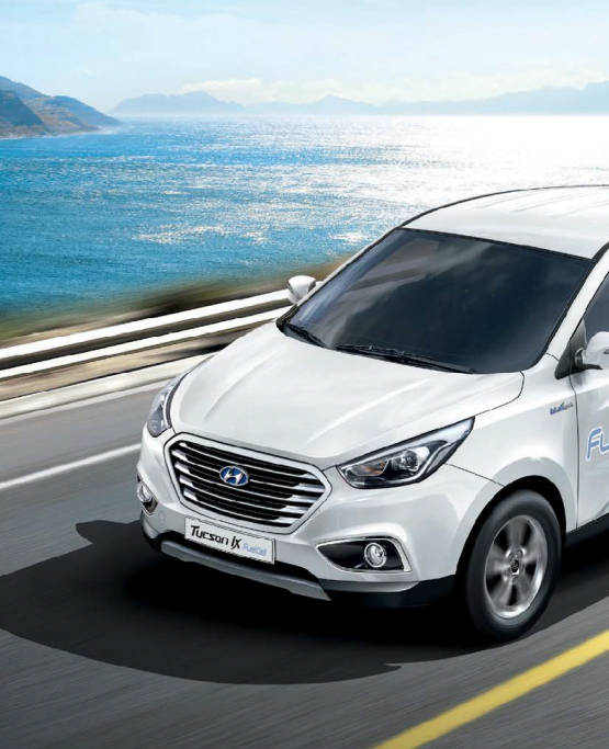 Hyundai Motor's hydrogen electric car, Tucson