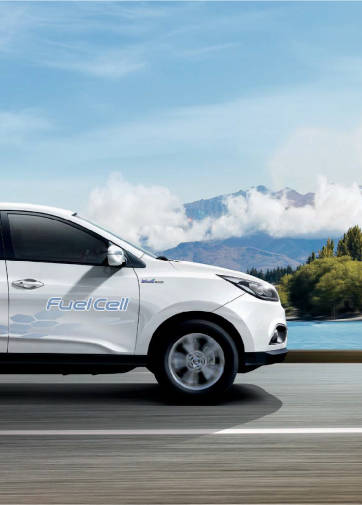 Hyundai Motor's hydrogen electric car, Tucson