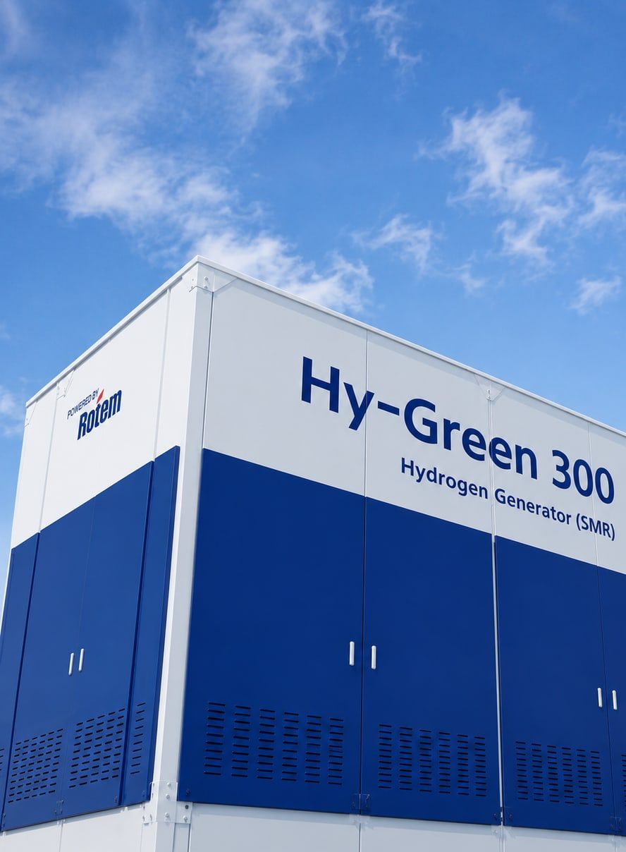 현대로템 소형 수소추출기 Hy-Green 300 제품 외관