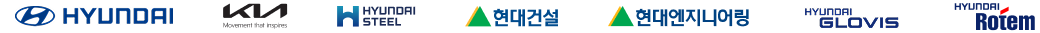 현대자동차그룹은 그룹사 7곳 - 현대자동차, 기아, 현대제철, 현대건설, 현대엔지니어링, 현대글로비스, 현대로템 - 과 함께 HTWO의 다양한 수소 기술과 사업을 선보인다.